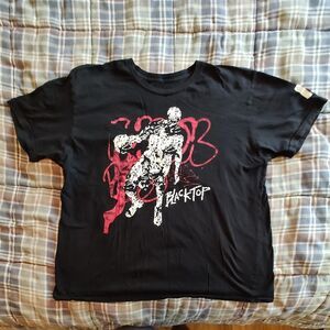 Reebok Blacktop Series Black T-shirt Graffiti Artist Size XL Extra Large